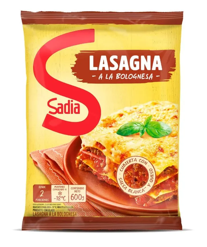 LASAGNA SADIA BOLOGNESA 6X600GR