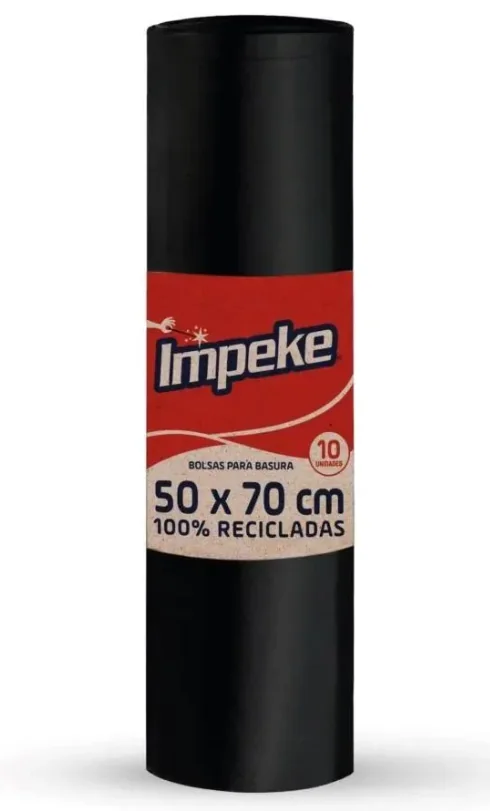 BOLSAS DE BASURA IMPEKE 50X 70 CM