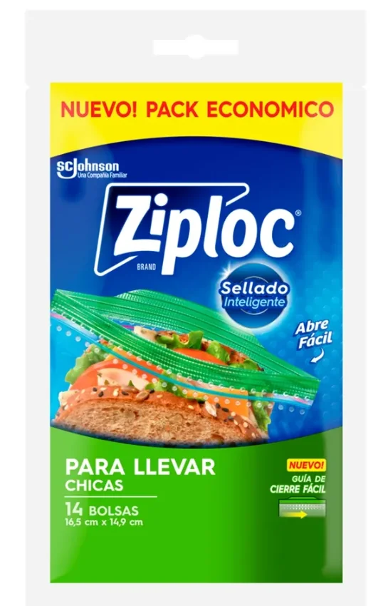 ZIPLOC BOLSA SANDWICH 12X 14 UND - ECONOPACK
