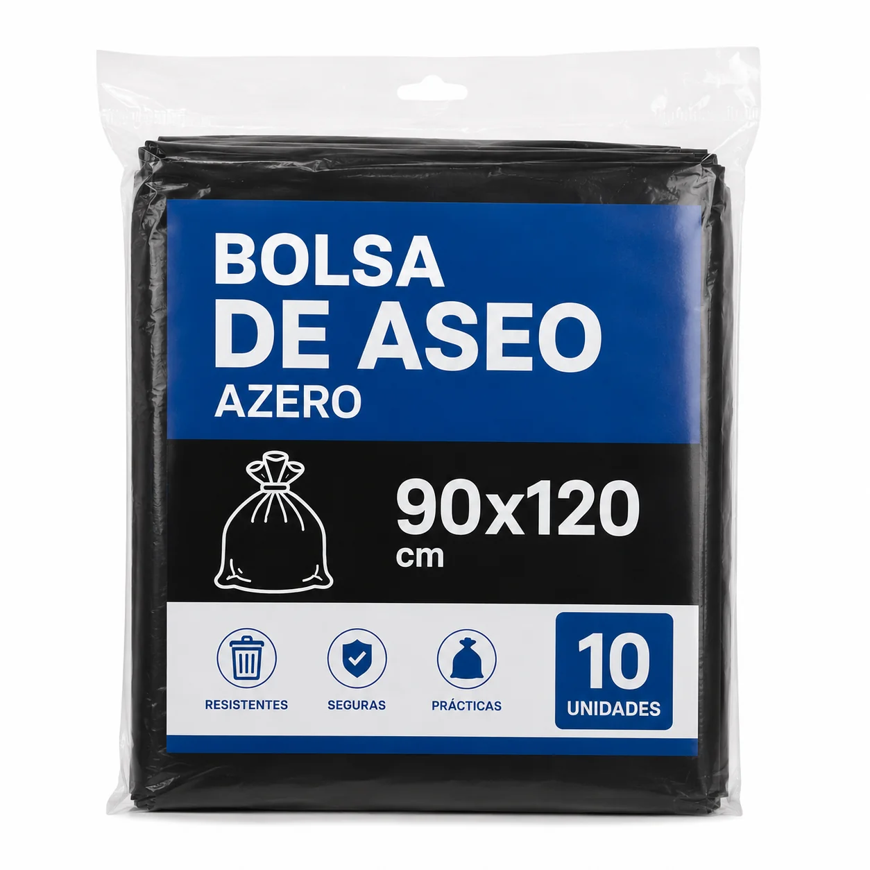 BOLSA DE ASEO AZERO 90X120 20x10
