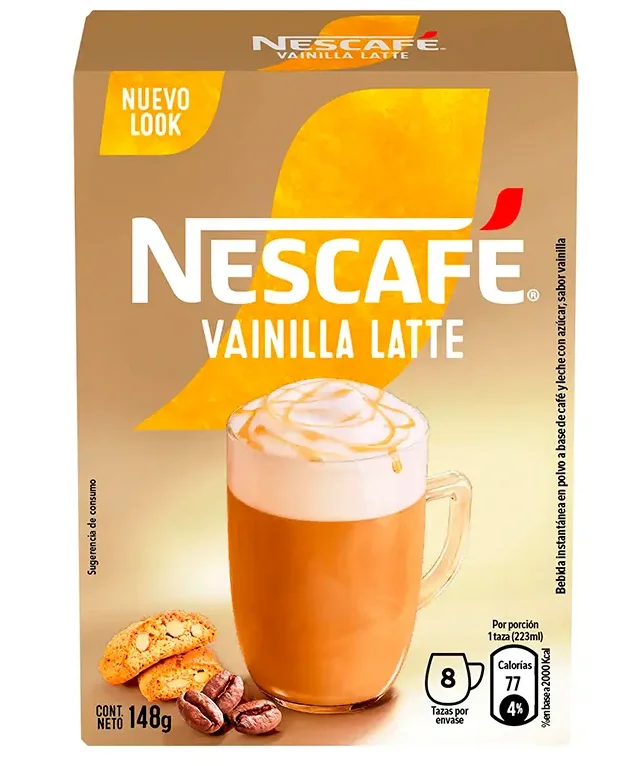 NESCAFE NESTLE LATTE VAINILLA 6(8x18.5g)