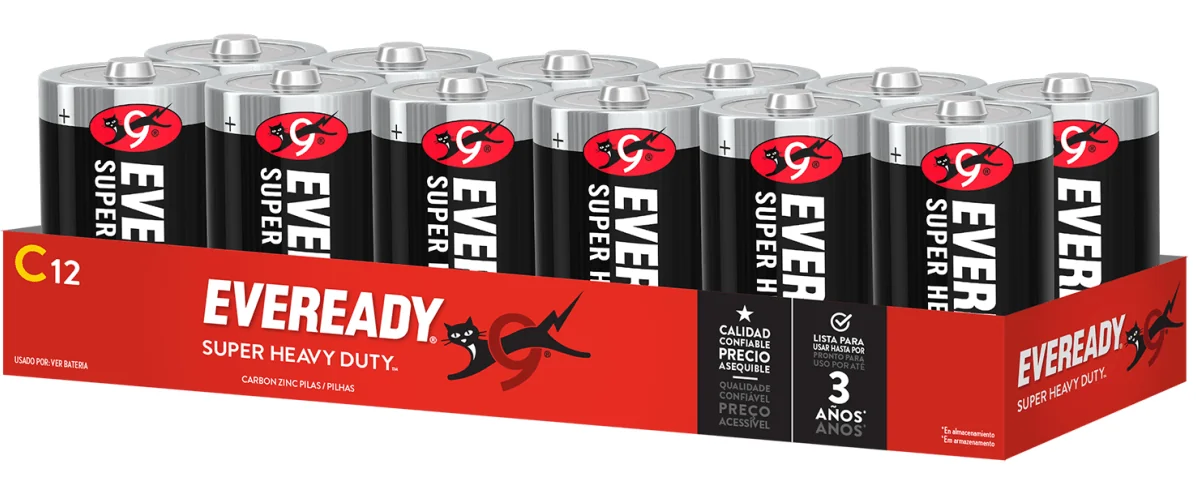 PILAS MEDIANA X 12 EVEREADY