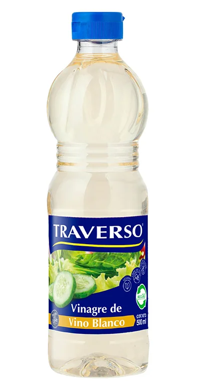 VINAGRE TRAVERSO BLANCO 12X500