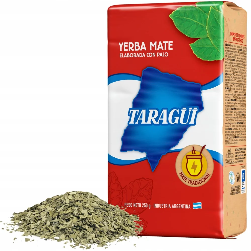 YERBA MATE TARAGUI C/PALO 10x250GRS