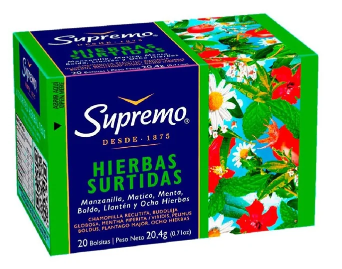 HIERBAS SURTIDAS SUPREMO 12X20 BOL.