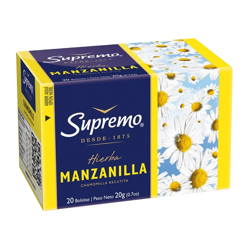 HIERBA MANZANILLA SUPREMO 12X20 BOL.