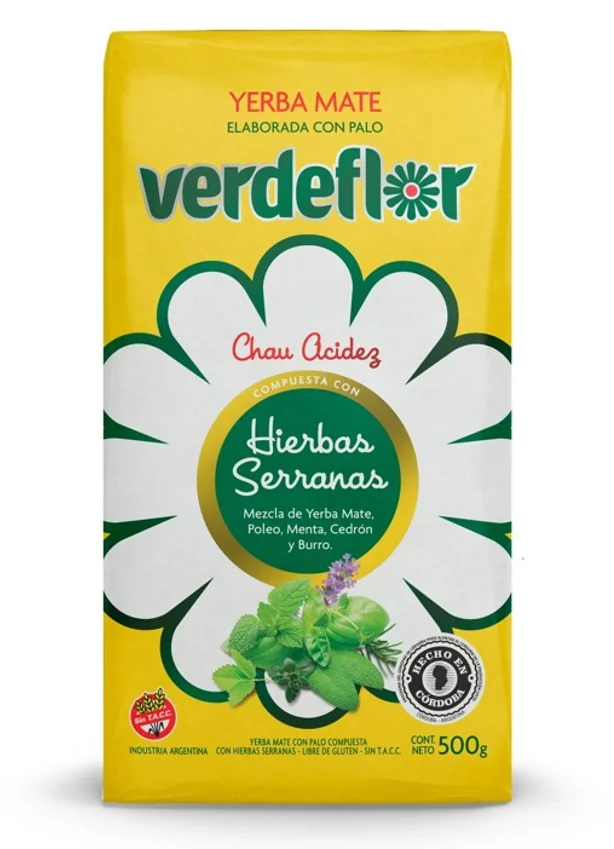 YERBA VERDEFLOR SERRANO 6X500