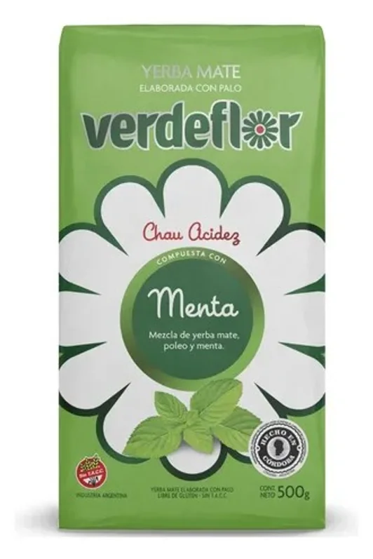YERBA VERDEFLOR MENTA 6X500