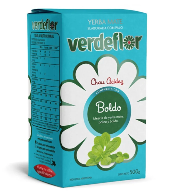 YERBA VERDEFLOR BOLDO 6X500