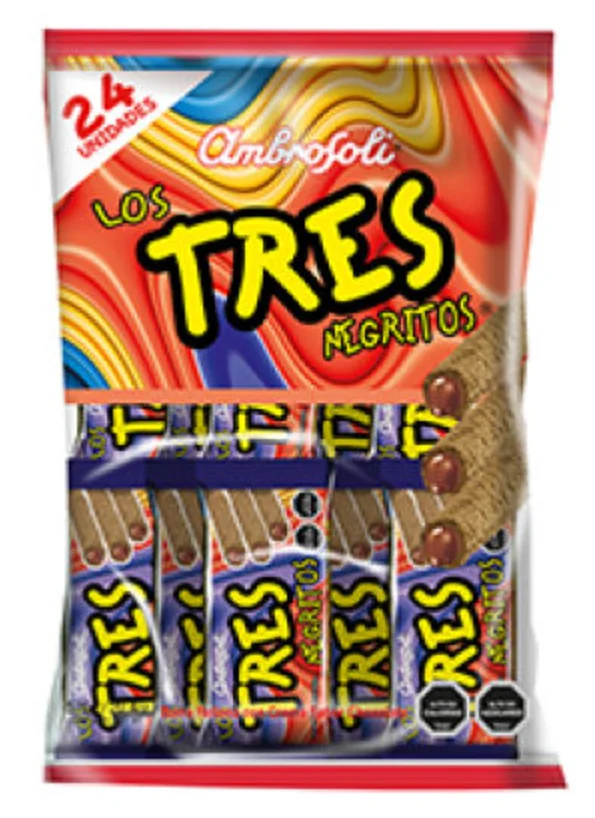 TRES NEGRITOS 6 X 24 X 24 GR