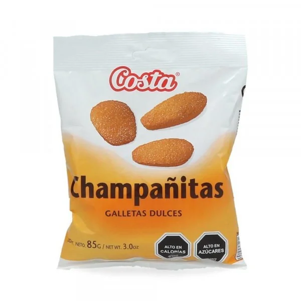 GALLETAS CHAMPAÑITAS COSTA 16X85 GRS.