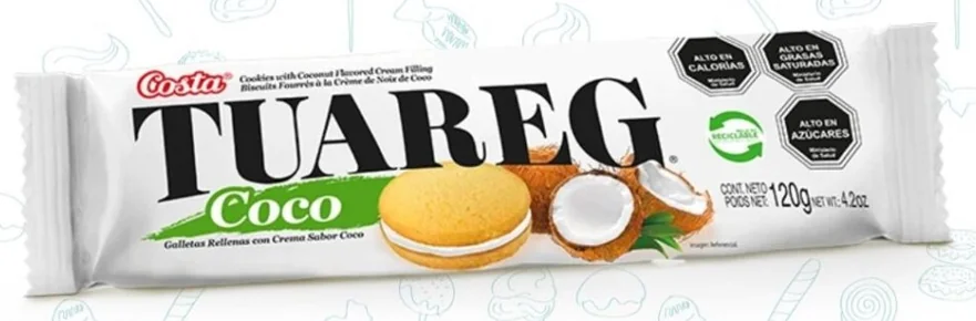 GALLETA TUAREG COCO 35X120 GRS
