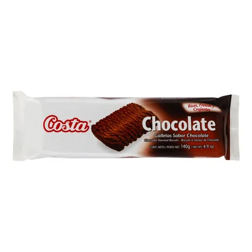 GALLETAS COSTA CHOCOLATE 24X140 GRS