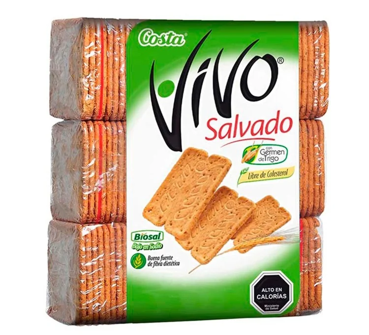 GALLETAS TRIPACK VIVO SALVADO 10X585 GRS