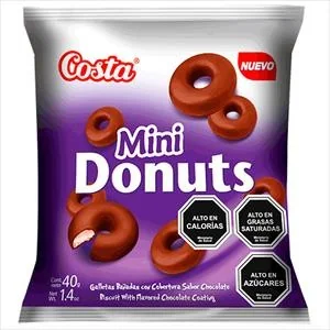 GALLETA MINI DONUTS 30X40GR