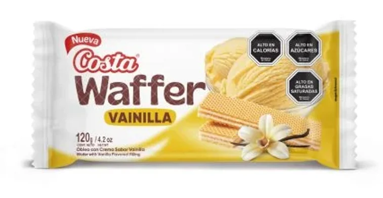 GALLETA OBLEA WAFFER VAINILLA 24X120GR
