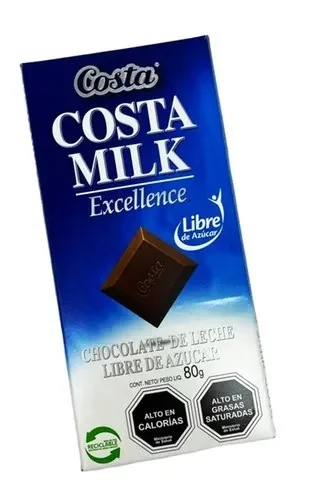 CHOCOLATE COSTA MILK FP 18X80GR