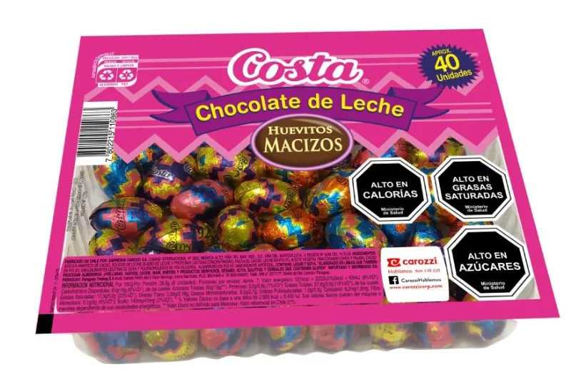 BANDEJA HUEVO MACIZO COSTA 40x26x190gr