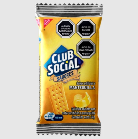 GALLETAS CLUB SOCIAL MANTEQUILLA 24 X9 X 36