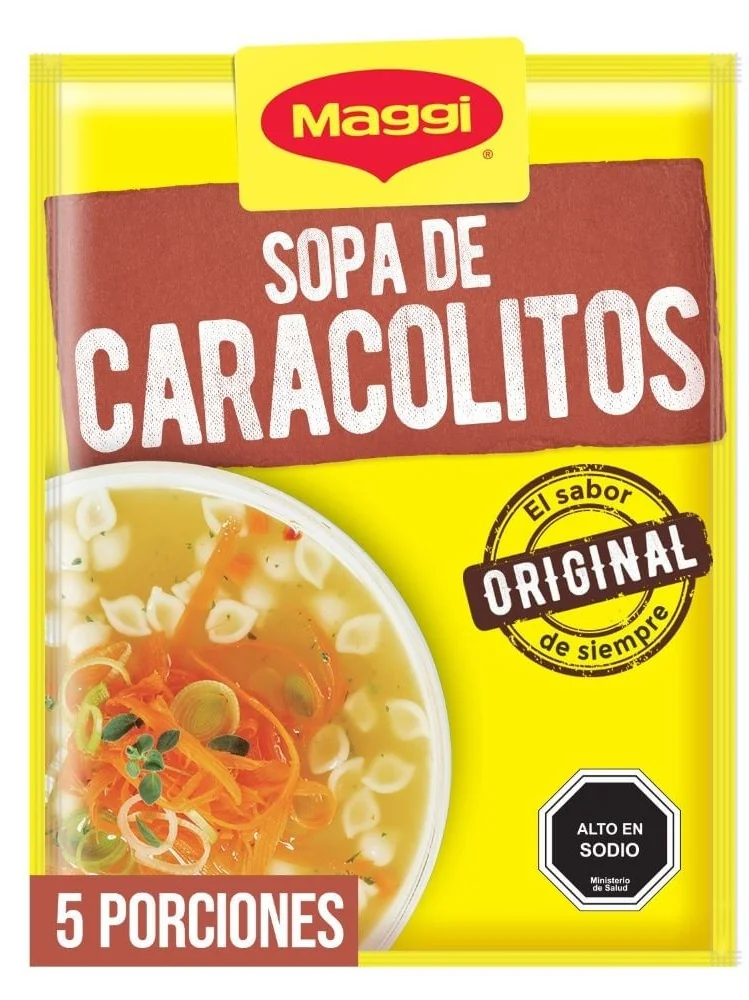 SOPA MAGGI CARACOLITOS 16X76GRS