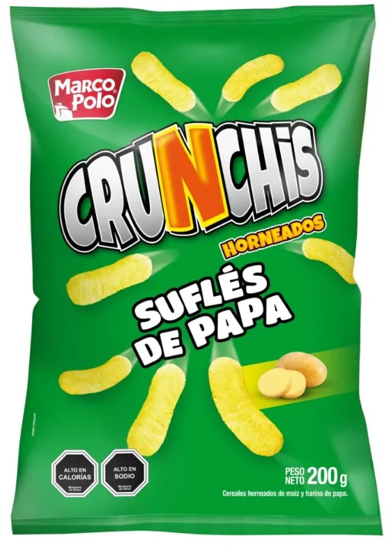 CRUNCHIS SUFLES MARCO POLO PAPA 9X200G