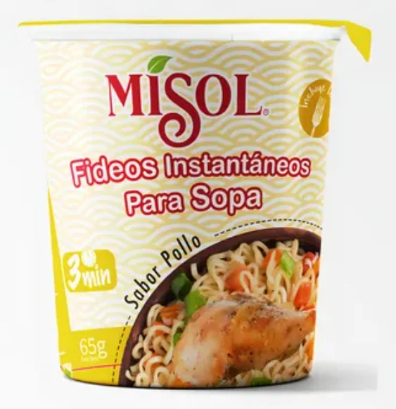 FIDEOS SOPA INS. POLLO MISOL 24X85 GR