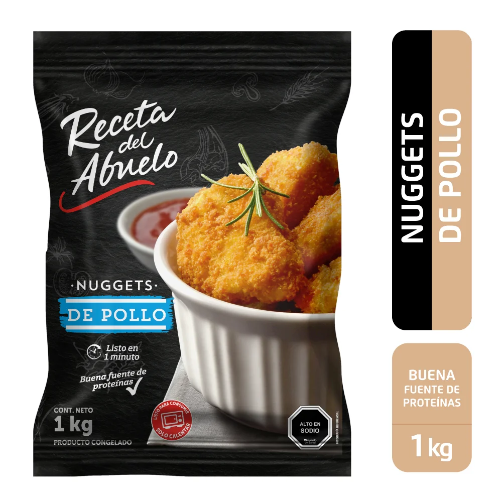 NUGGET POLLO RECETA DEL ABUELO 3X1KILO