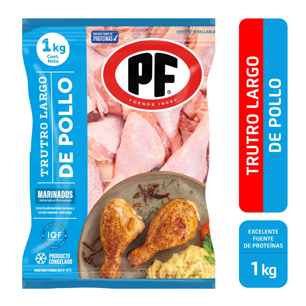 TRUTO PF LARGO  POLLO PF 12X1 KILO