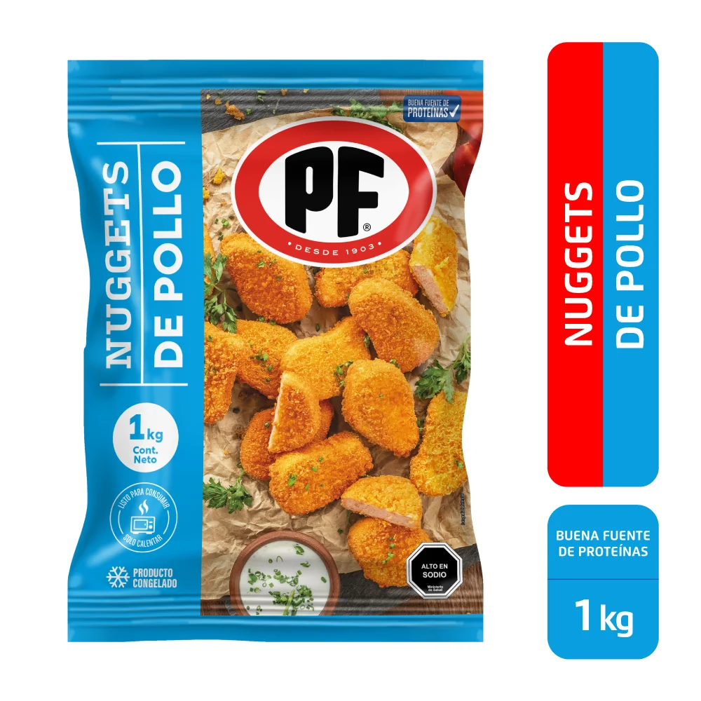 NUGGETS DE POLLO PF 3X1 KILO