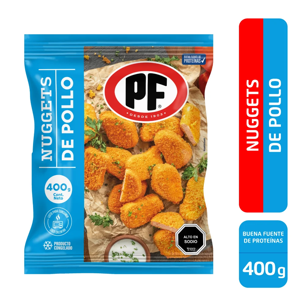 NUGGETS DE POLLO PF 6X400GR