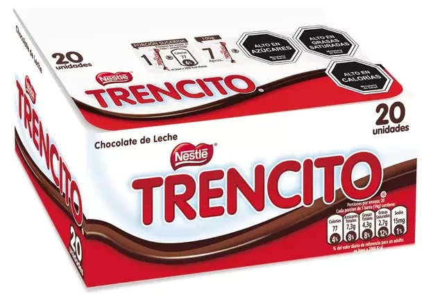 CHOCOLATE TRENCITO CHICO 12X20X14 GRS.