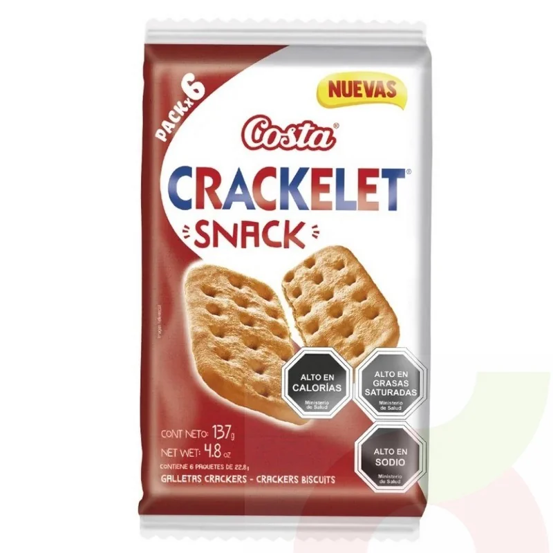 GALLETA CRACKELET PACK 36X6X137GR