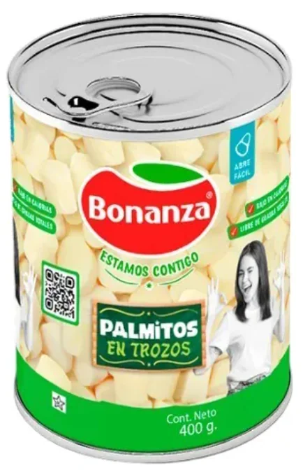 PALMITOS BONANZA TROZO 24X400GR