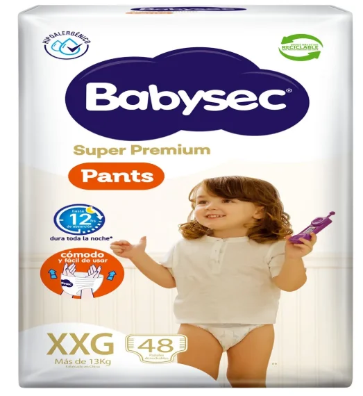 PAÑAL BABYSEC PANTS SUPER PREMIUM XXG 3X48 UNI