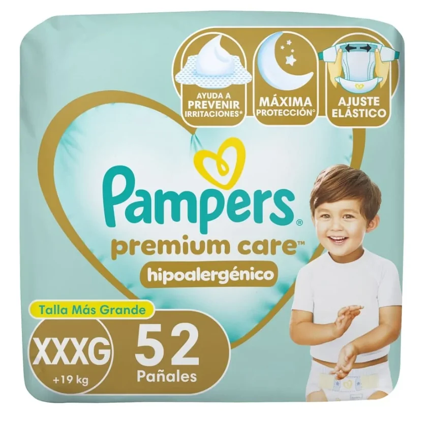 PAMPERS PREMIUM CARE XXXG 52X02