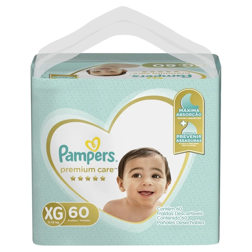 PAMPERS PREMIUM CARE XGD 60X02