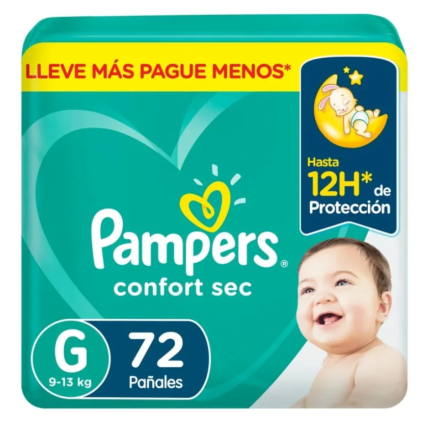 PAMPERS CONFORTSEC GDE 72PADSX02IT