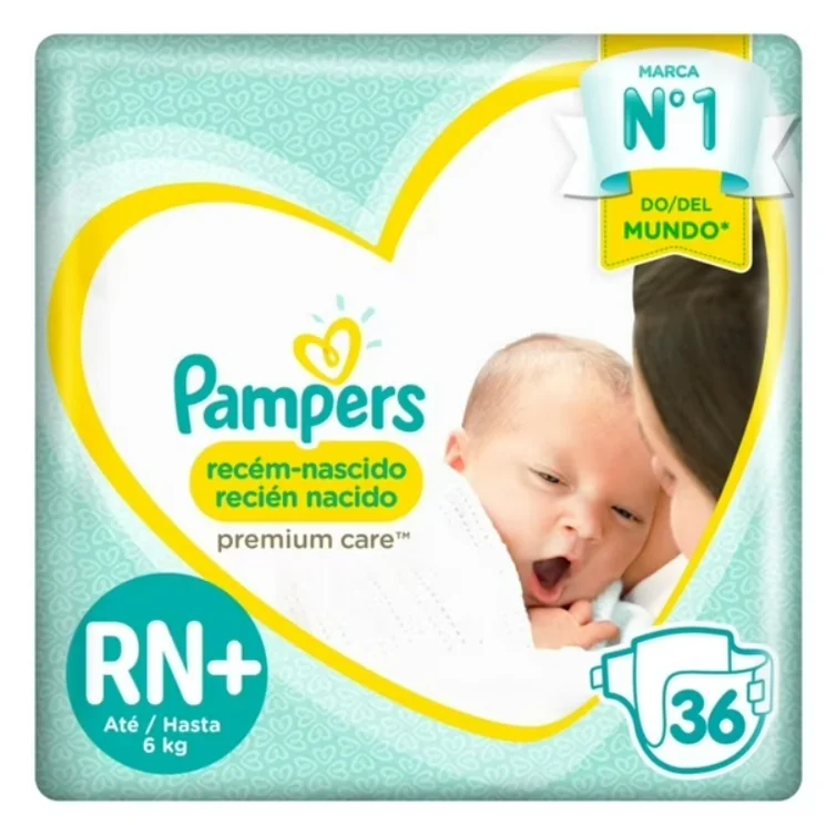 PAMPERS PREMIUM CARE RECIEN NACIDO NB 4x 36