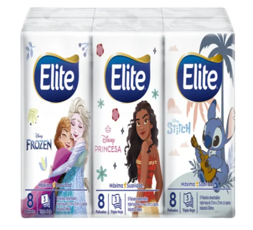 PAÑUELO ELITE COMP DISNEY 36X6 PACK