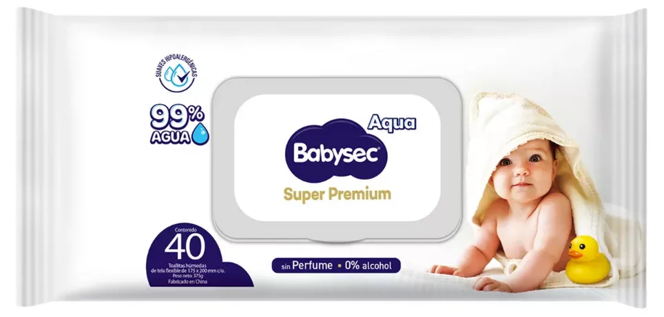 TOALLA HUMEDA BABYSEC SUPER PREMIUM 24X40 UNI