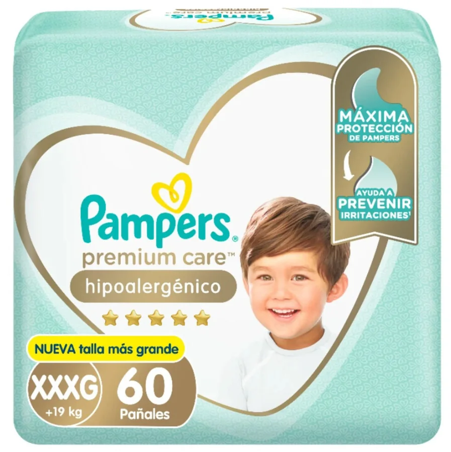PAMPERS PREMIUM CARE XXXG 2X60