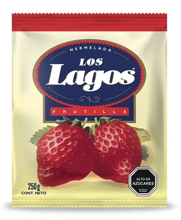 MERMELADA LOS LAGOS FRUTILA 24X250 GR