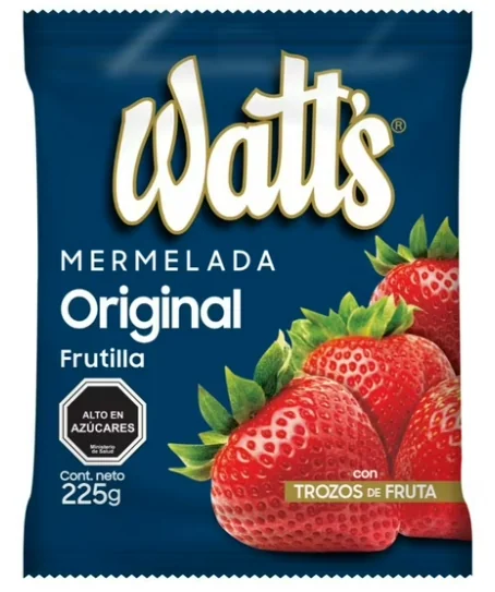 MERMELADA WATTS FRUTILLA 12X225GR