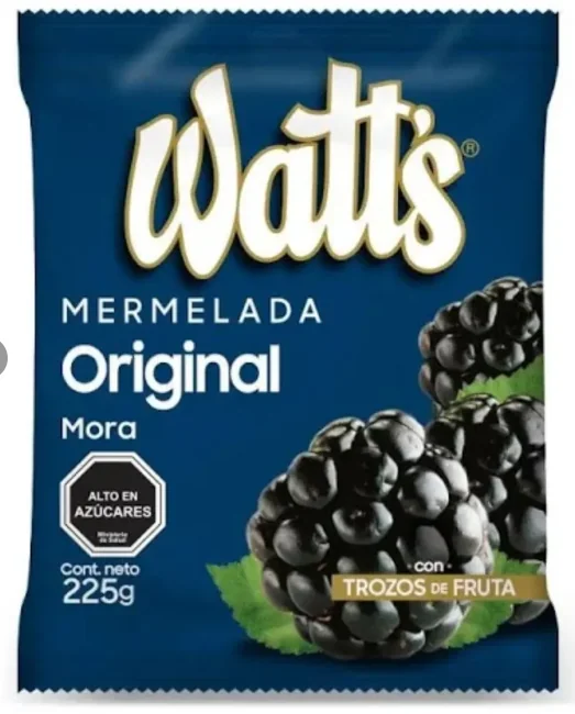 MERMELADA WATTS MORA 12X225GR