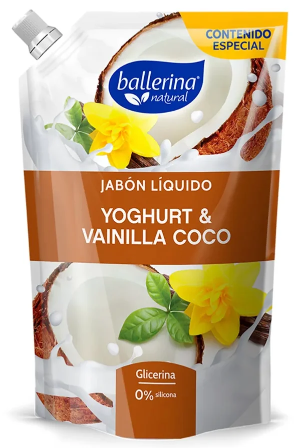 JABON BALLERINA YOG VAINI-COCO DP 12X650ML