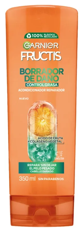 FRUCTIS ACO BORRADOR DAÑOS CONTROL GRASA 12X350