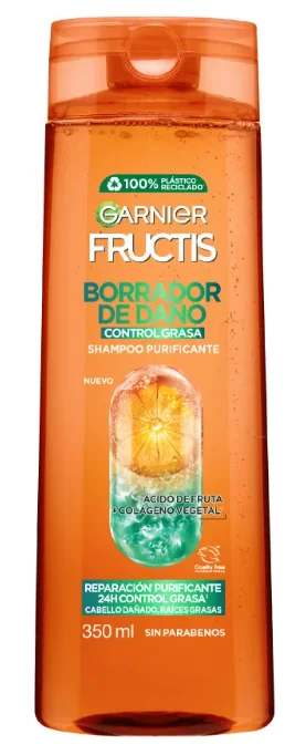 FRUCTIS SHA BORRADOR DAÑOS CONTROL GRASA 12X350