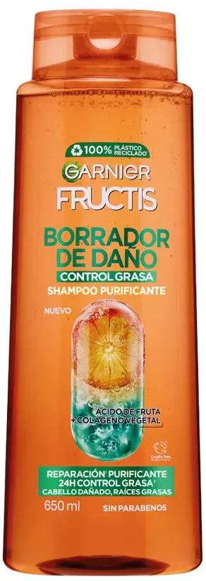 FRUCTIS SHA BORRADOR DAÑOS CONTROL GRASA 12X650
