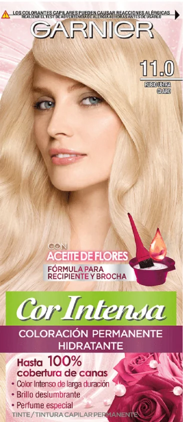 COR INTENSA GARNIER 11 RUBIO EXTRA CLARO X6UND