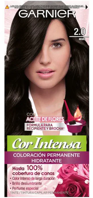 COR INTENSA GARNIER 2 NEGRO X6UND